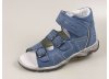 Kožené kotníčkové sandálky, sandály zn. ESSI S7035(modrá).